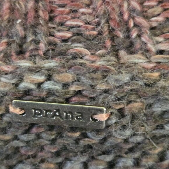 Prana Autumn Rein Sweater Ombre Wool Blend Oversized Turtleneck Tunic Size XS - Picture 7 of 9